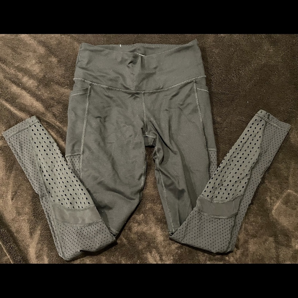 Victoria’s Secret leggings, cute mesh detail - Size small